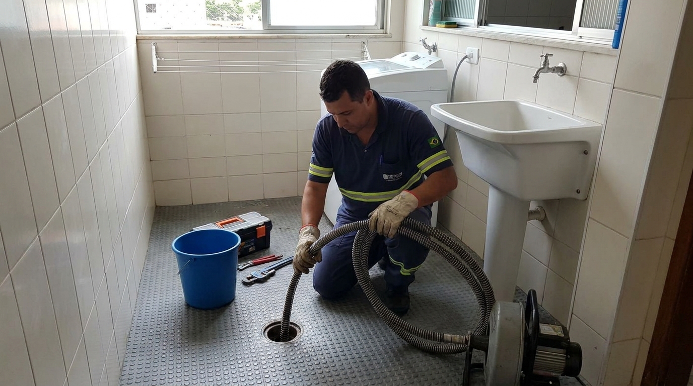 Desobstrução em área externa em São Luís-MA